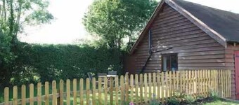 The Chalet is pet friendly on a farm near Malvern