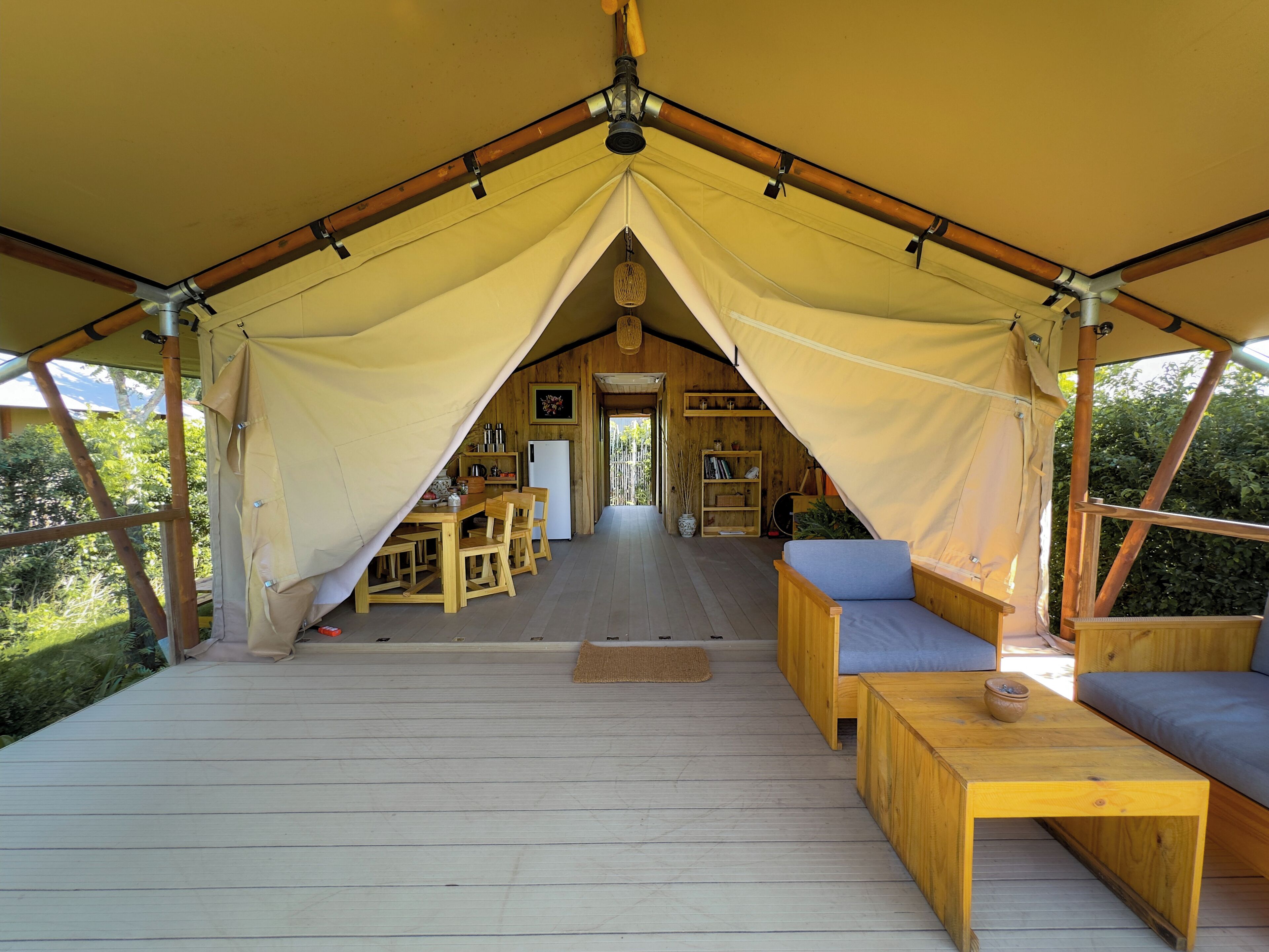 帳棚, 2 間臥室, 花園景觀 (Peaceful Tent) | 高級寢具、記憶床墊、免費迷你吧物品、客房內保險箱