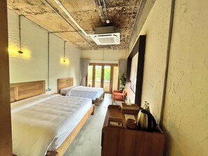 2 chambres, literie de qualité supérieure, matelas mémoire de forme