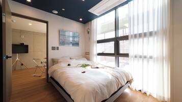 Family Apartment City View non Korean nationals only | 2 chambres, Wi-Fi gratuit, draps fournis