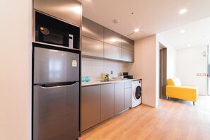 Family Suite, City View (non-Korean nationals only) | Eigene Küche | Kühlschrank, Mikrowelle, Herdplatte, Reiskocher