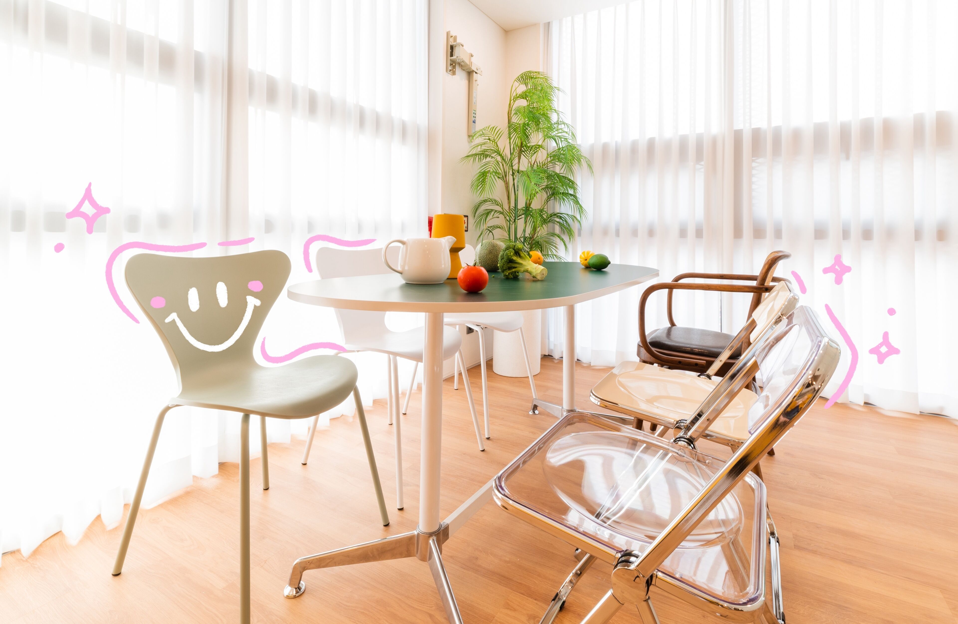 Family Suite, City View (non-Korean nationals only) | Coin séjour | Chauffage par le sol