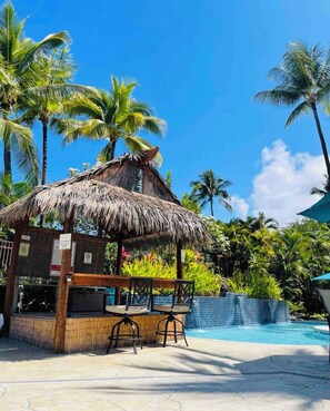 Outdoor pool, a heated pool - Keauhou Garden - Ocean view - Wifi - Walk to Harbor (Kailua-Kona)