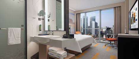 Superior Single Room, City View | Desk, laptop workspace, blackout drapes, soundproofing