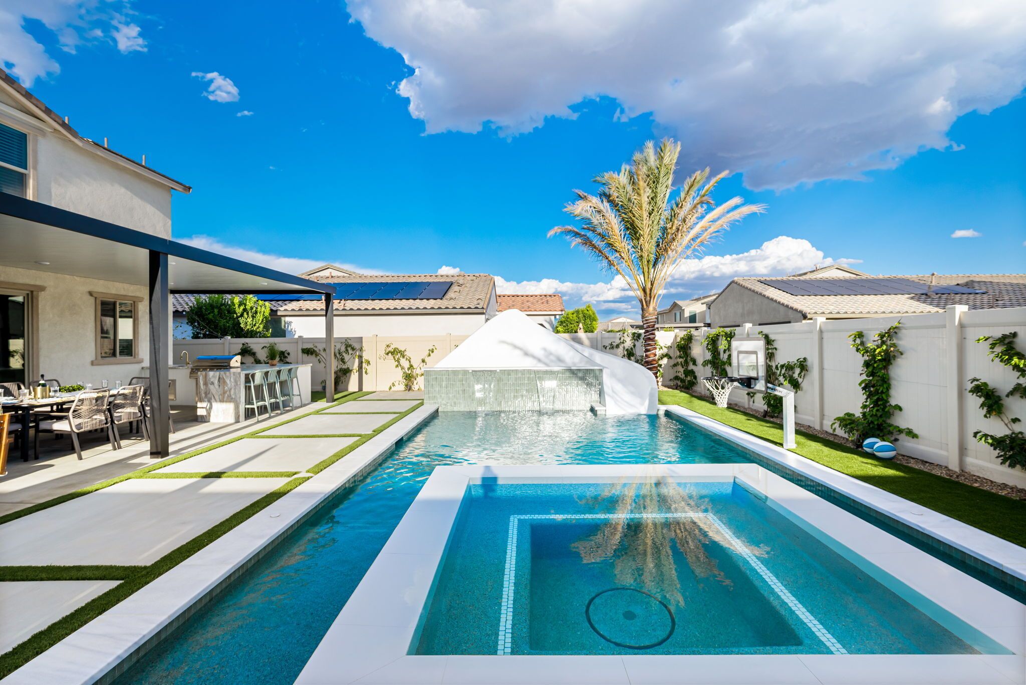 Außenpool, beheizter Pool