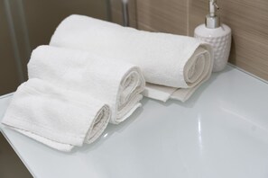 Douche, sèche-cheveux, bidet