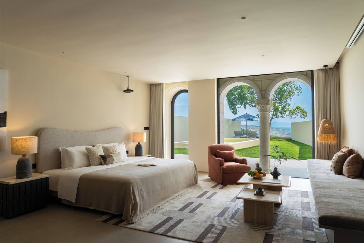 Dome Pavilion Ocean View Pool King Suite | 1 bedroom, premium bedding, down duvets, free minibar