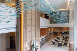 Sala de estar en el lobby