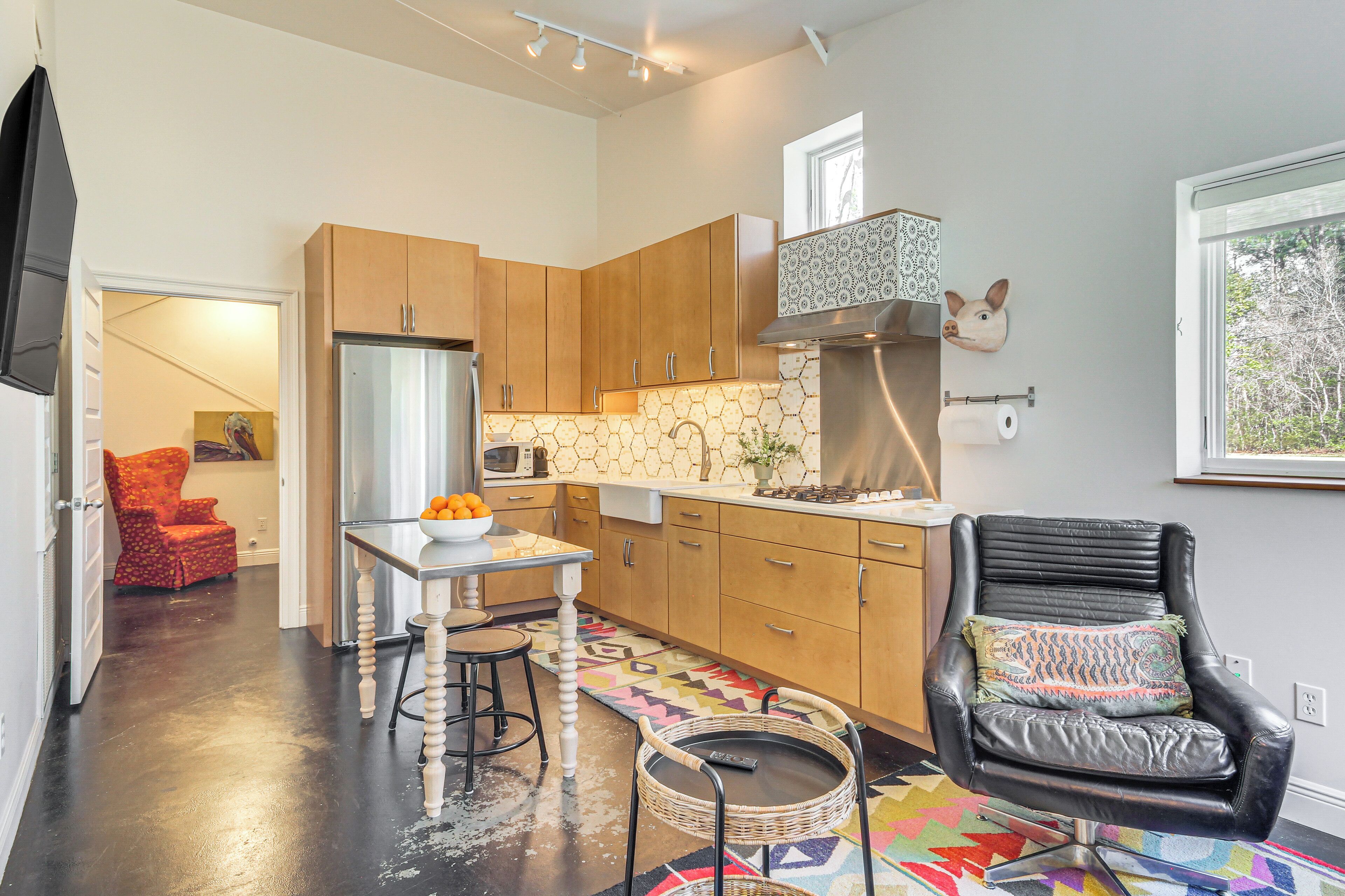 Vancleave Vacation Rental | 1BR | 1BA | 450 Sq Ft | Small Step for Entry