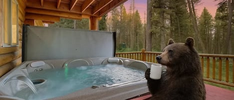 Bain à remous extérieur