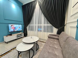 Apartamento, 2 habitaciones | Zona de estar