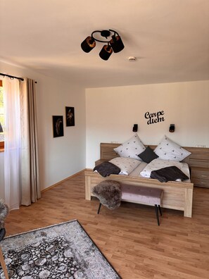 2 bedrooms, bed sheets