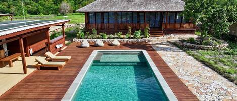 Villa, 2 chambres, piscine privée, vue océan