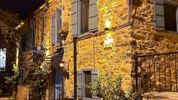 Front of property – evening/night