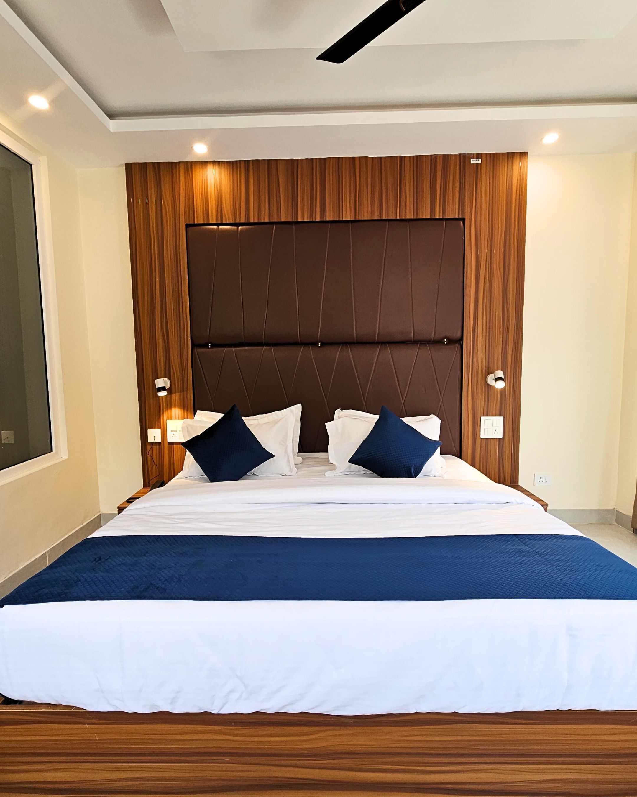Minibar, laptop workspace, blackout curtains, iron/ironing board