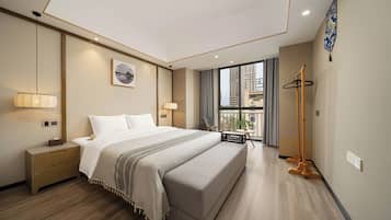 Habitación Elite con 2 camas individuales, vista a la colina | Ropa de cama de alta calidad, cortinas blackout y insonorización