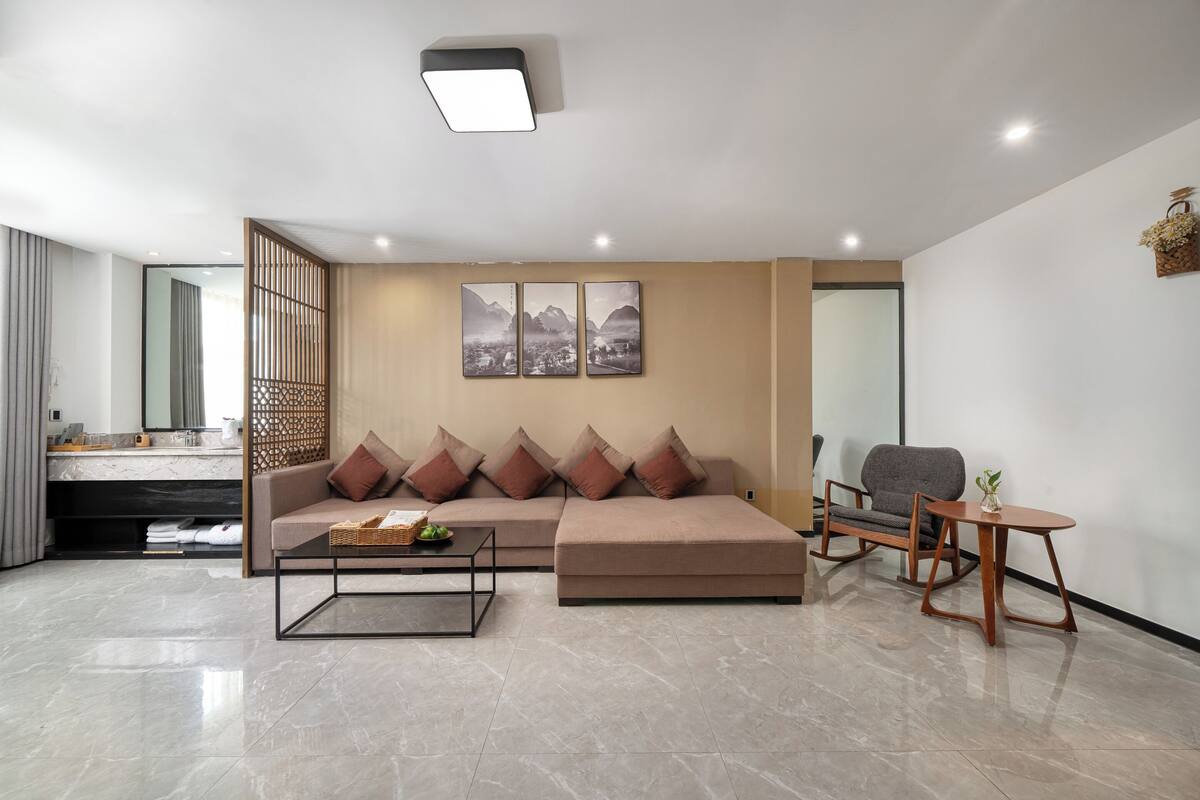 ห้องแฟมิลี่ทวิน, วิวภูเขา | เครื่องนอนระดับพรีเมียม, ผ้าม่านกันแสง, ห้องเก็บเสียง, Wi-Fi ฟรี