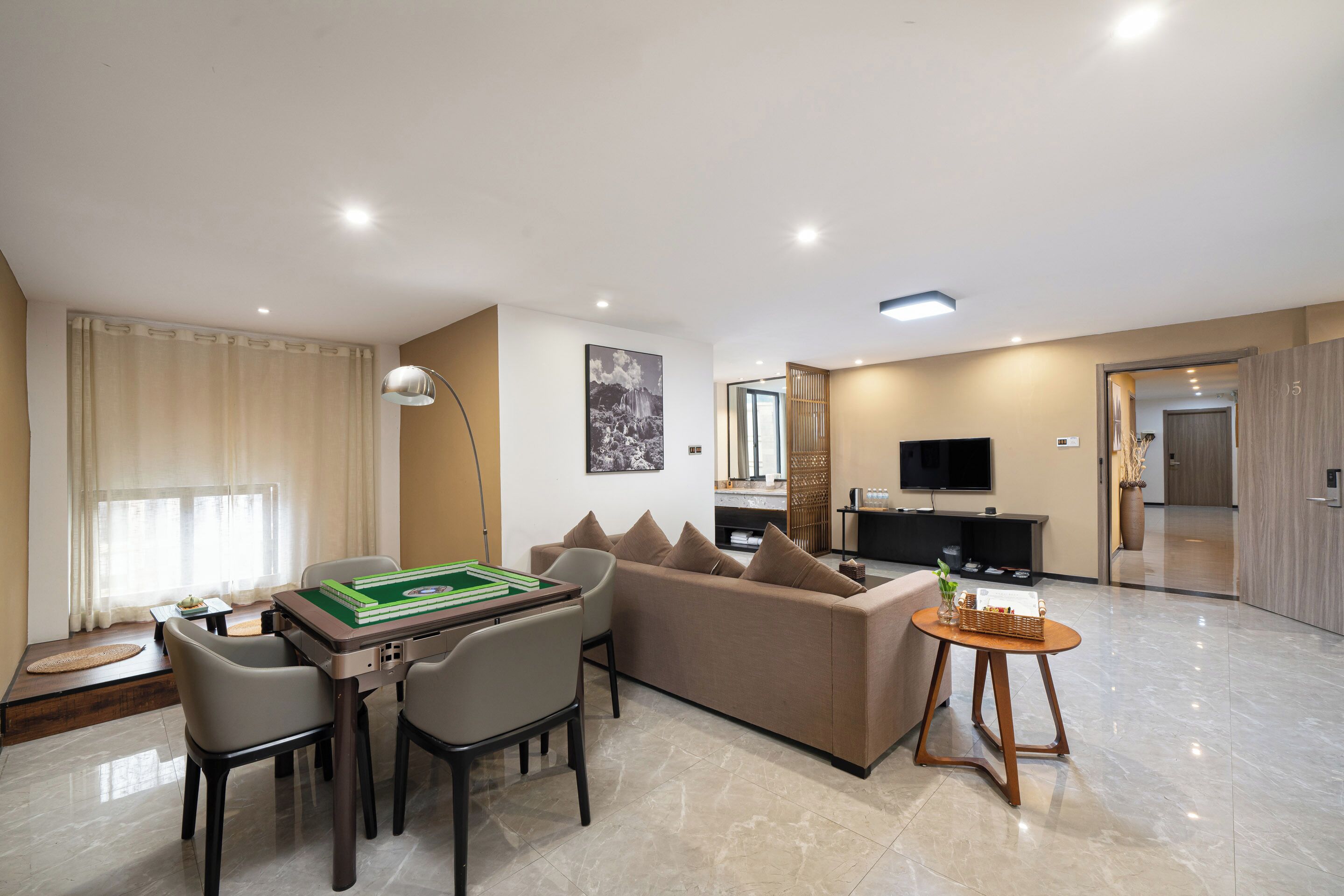 Premium bedding, blackout curtains, soundproofing, free WiFi