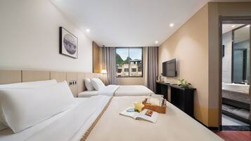 Superior Double or Twin Room, Hill View | Premium bedding, blackout drapes, soundproofing, free WiFi