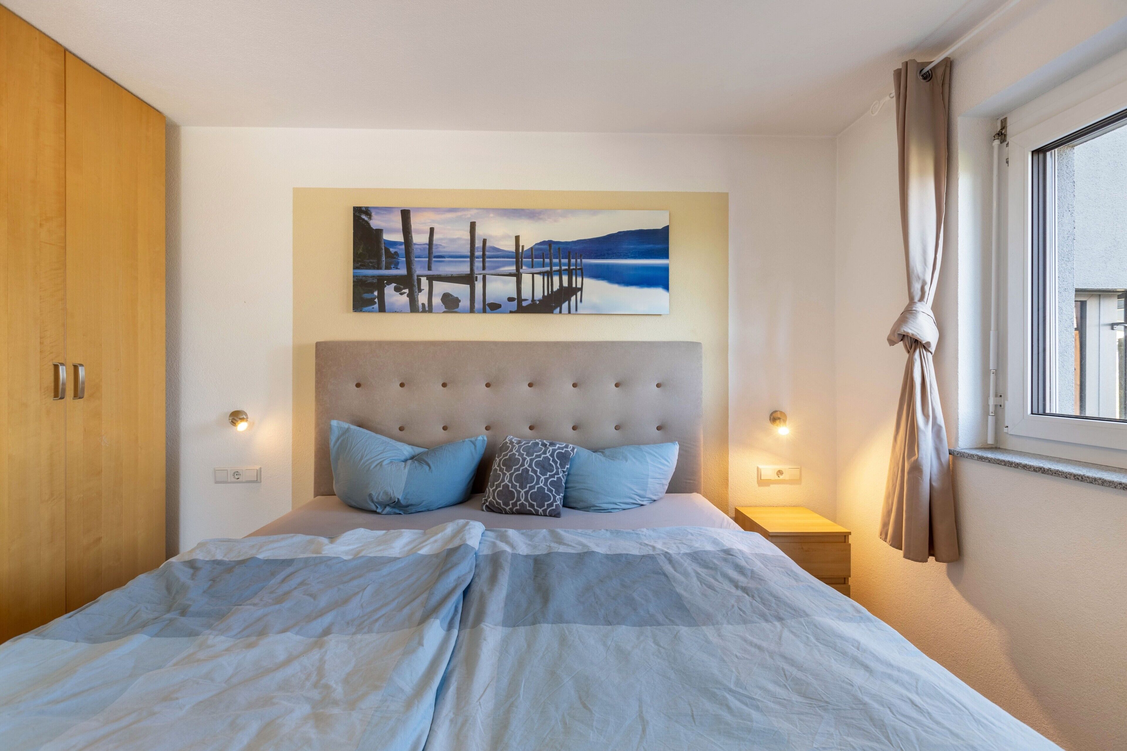 2 makuuhuonetta, silitysrauta/-lauta, ilmainen Wi-Fi, vuodevaatteet