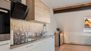 Kühlschrank, Ofen, Herdplatte, Geschirrspüler