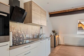 Fridge, oven, stovetop, dishwasher - Apartment 'Schmidt' with Wi-Fi and Air Conditioning (Bahlingen am Kaiserstuhl)