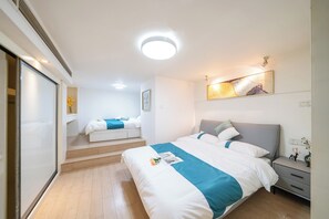 Apartment, 3 Schlafzimmer | Schreibtisch, kostenloses WLAN, Bettwäsche
