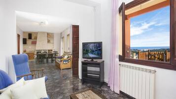 TV connectée, cheminée