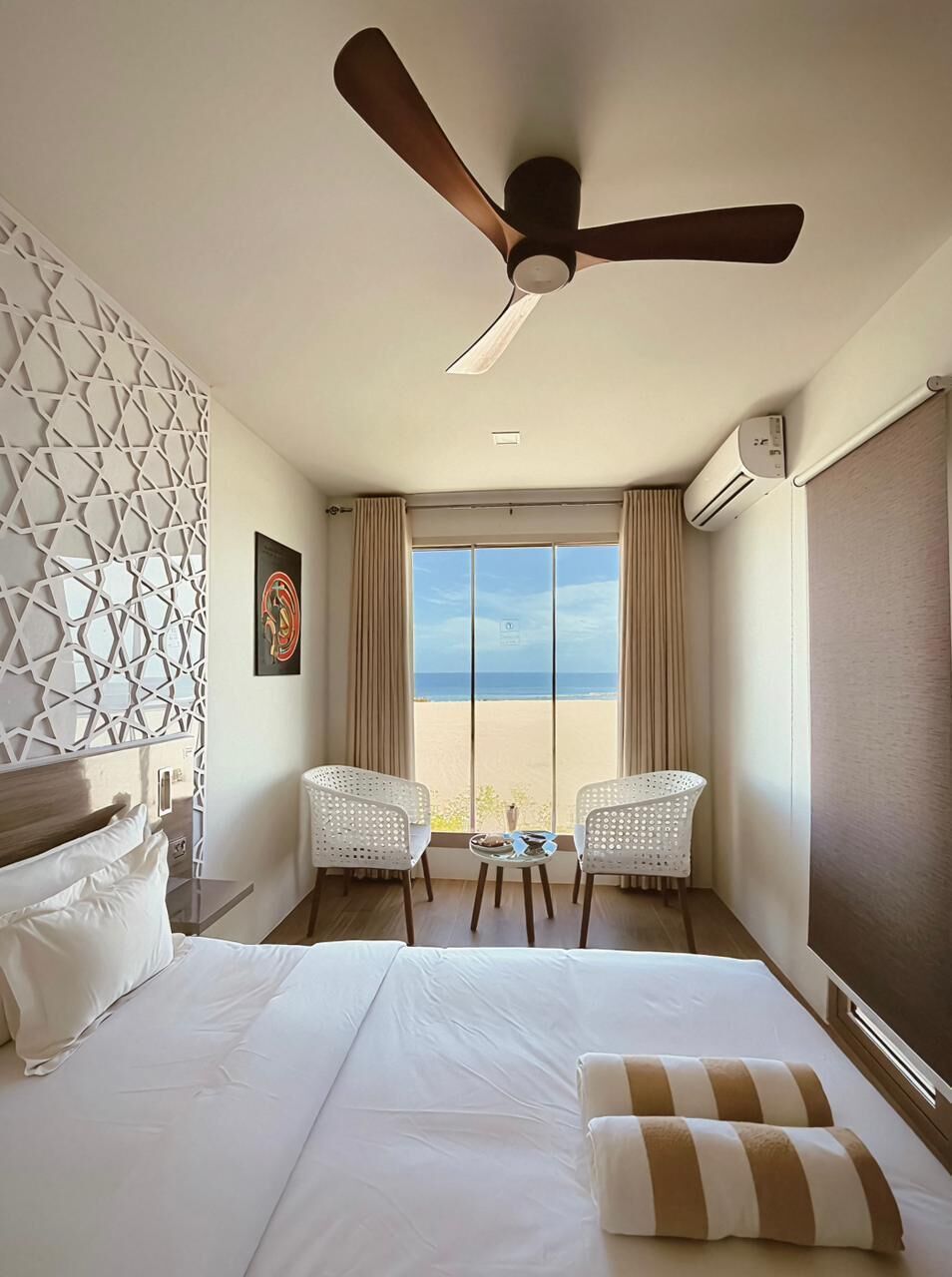 Deluxe Double Room, Sea View | In-room safe, desk, laptop workspace, soundproofing