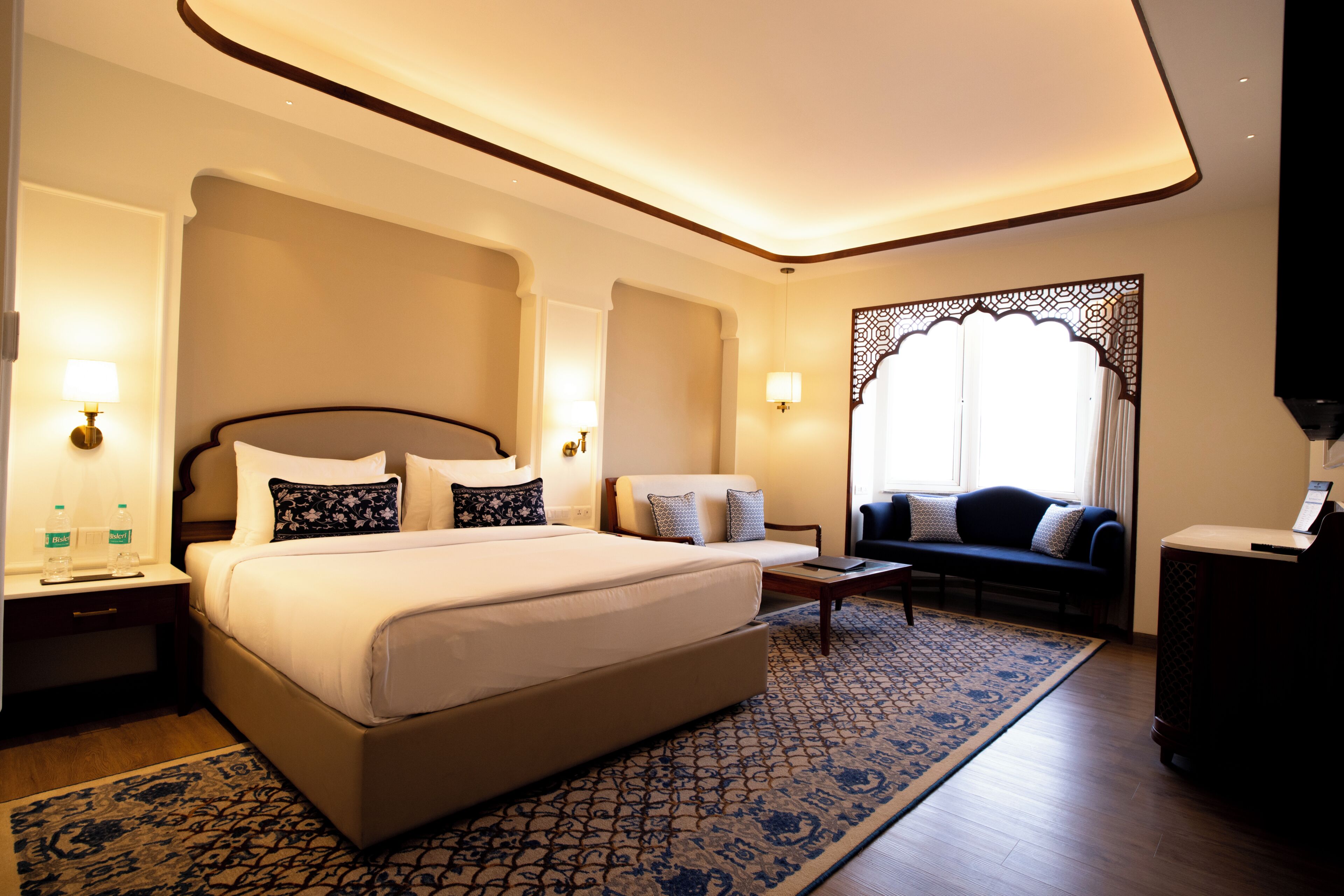 Bettwäsche aus ägyptischer Baumwolle, hochwertige Bettwaren, Minibar