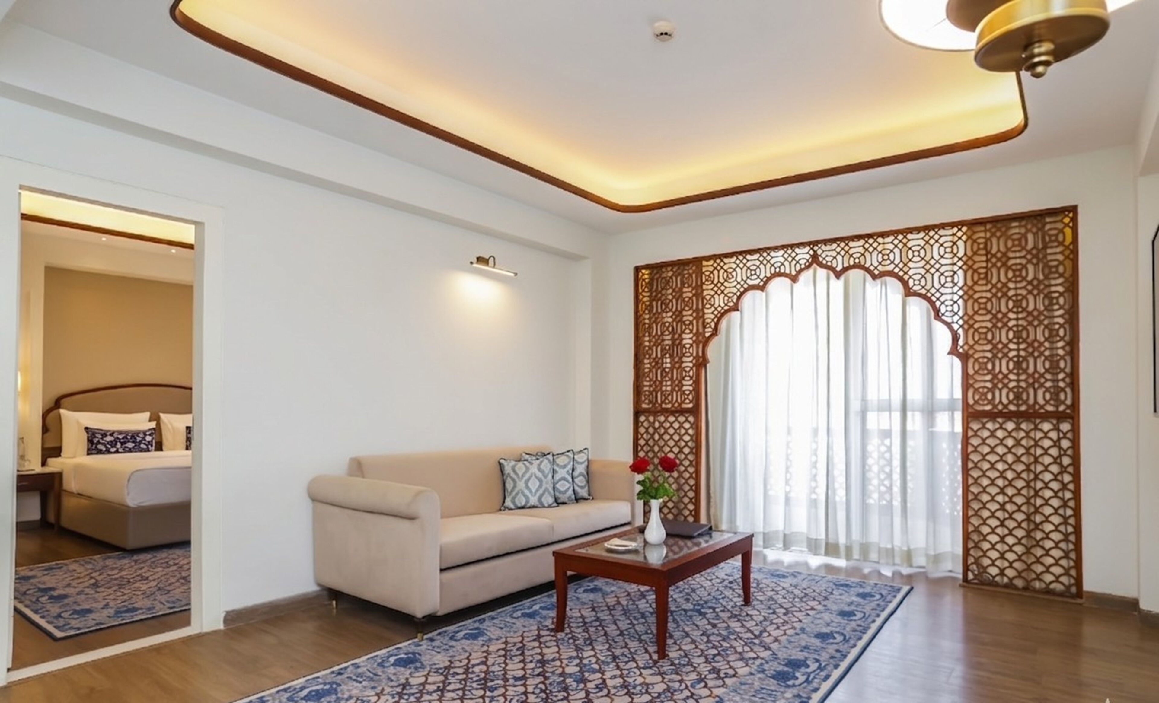 Egyptian cotton sheets, premium bedding, minibar, in-room safe