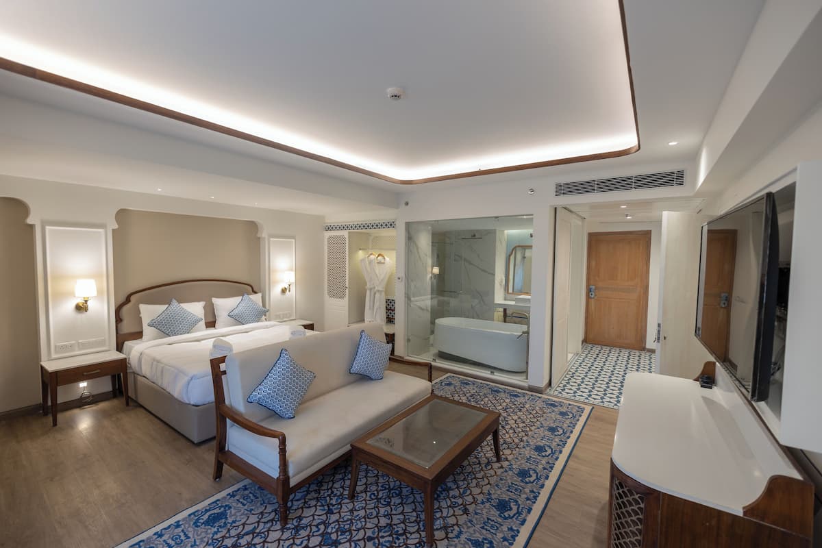 Purna King Room with Hill view