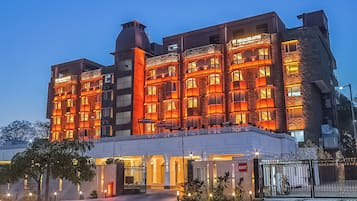 Front of property – evening/night