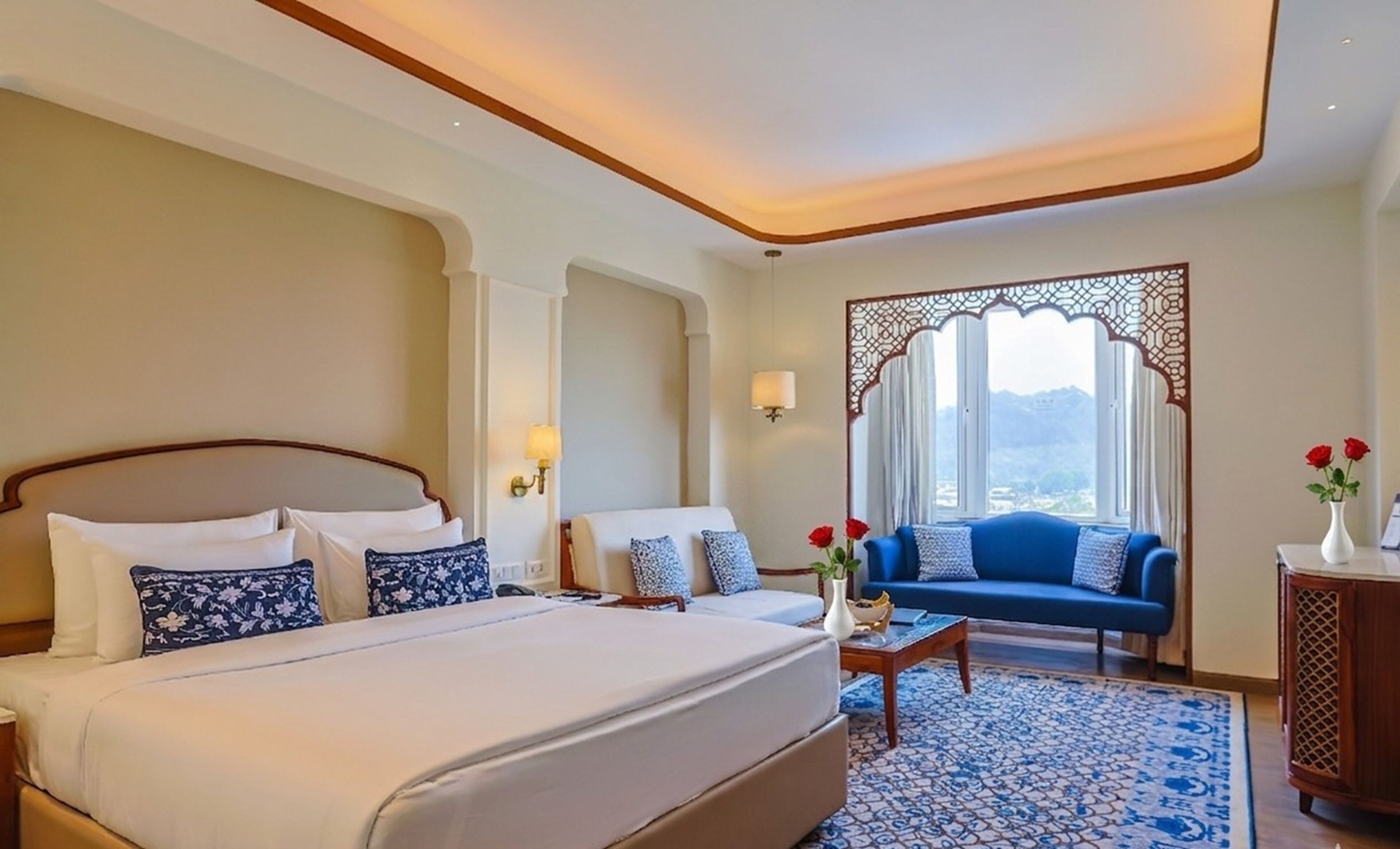 Egyptian cotton sheets, premium bedding, minibar, in-room safe