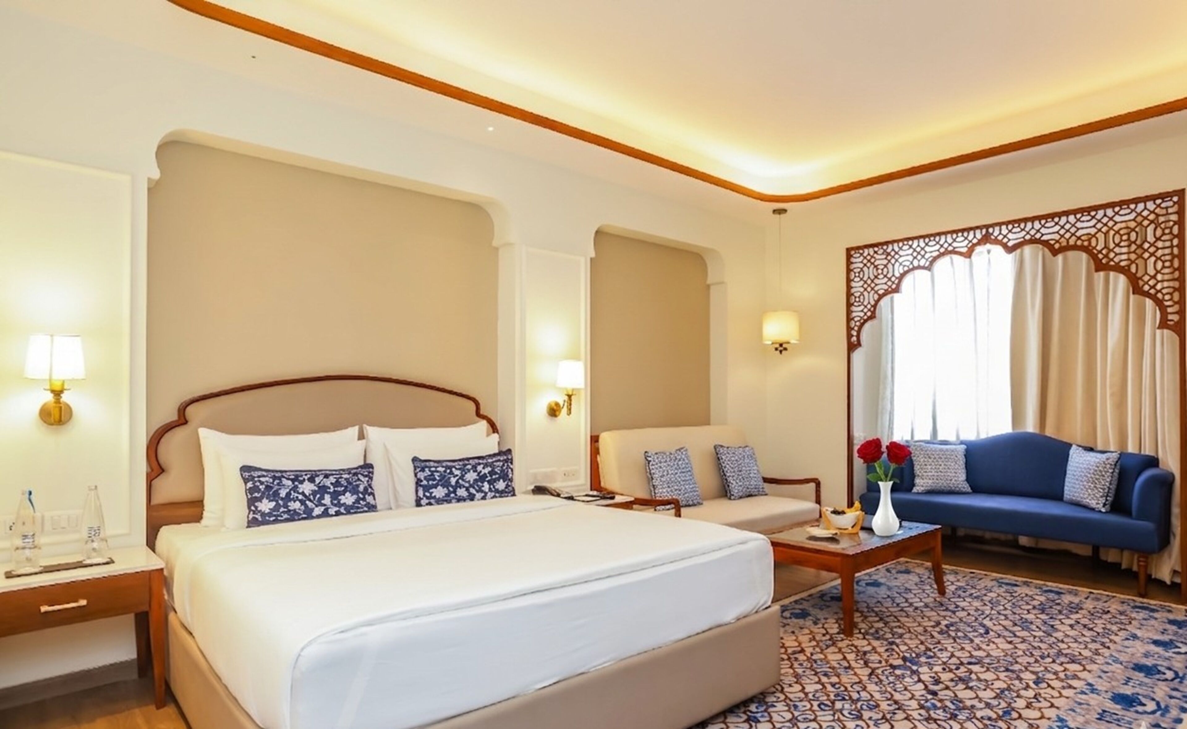 Egyptian cotton sheets, premium bedding, minibar, in-room safe