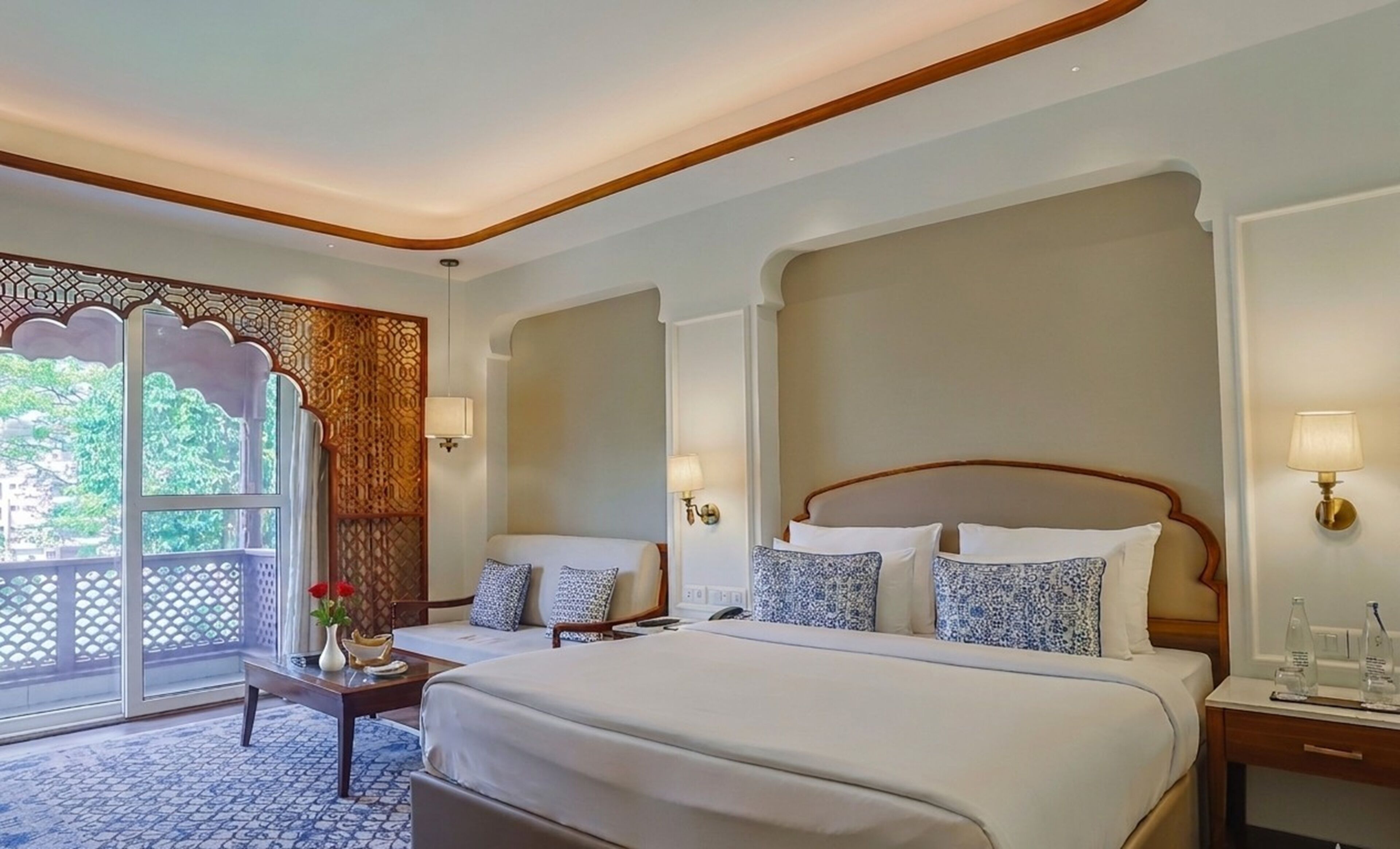 Egyptian cotton sheets, premium bedding, minibar, in-room safe