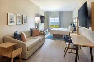 Suíte, 1 cama King e sofá-cama, vista para o oceano