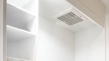 Mini-fridge, microwave, stovetop, electric kettle