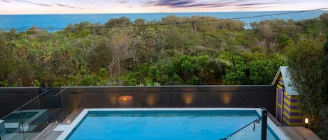 Una piscina climatizada