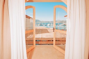 Quarto casal luxo | Terraço/pátio