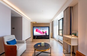 Living area - Echarm Hotel Guangzhou Baiyun Airport Flagship Store-Free airport shuttle (Guangzhou)