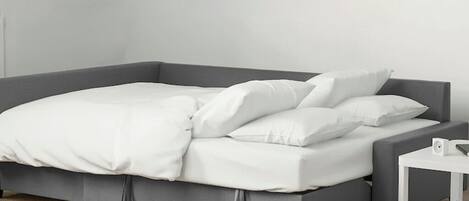 1 soverom, strykejern/-brett, wi-fi og sengetøy