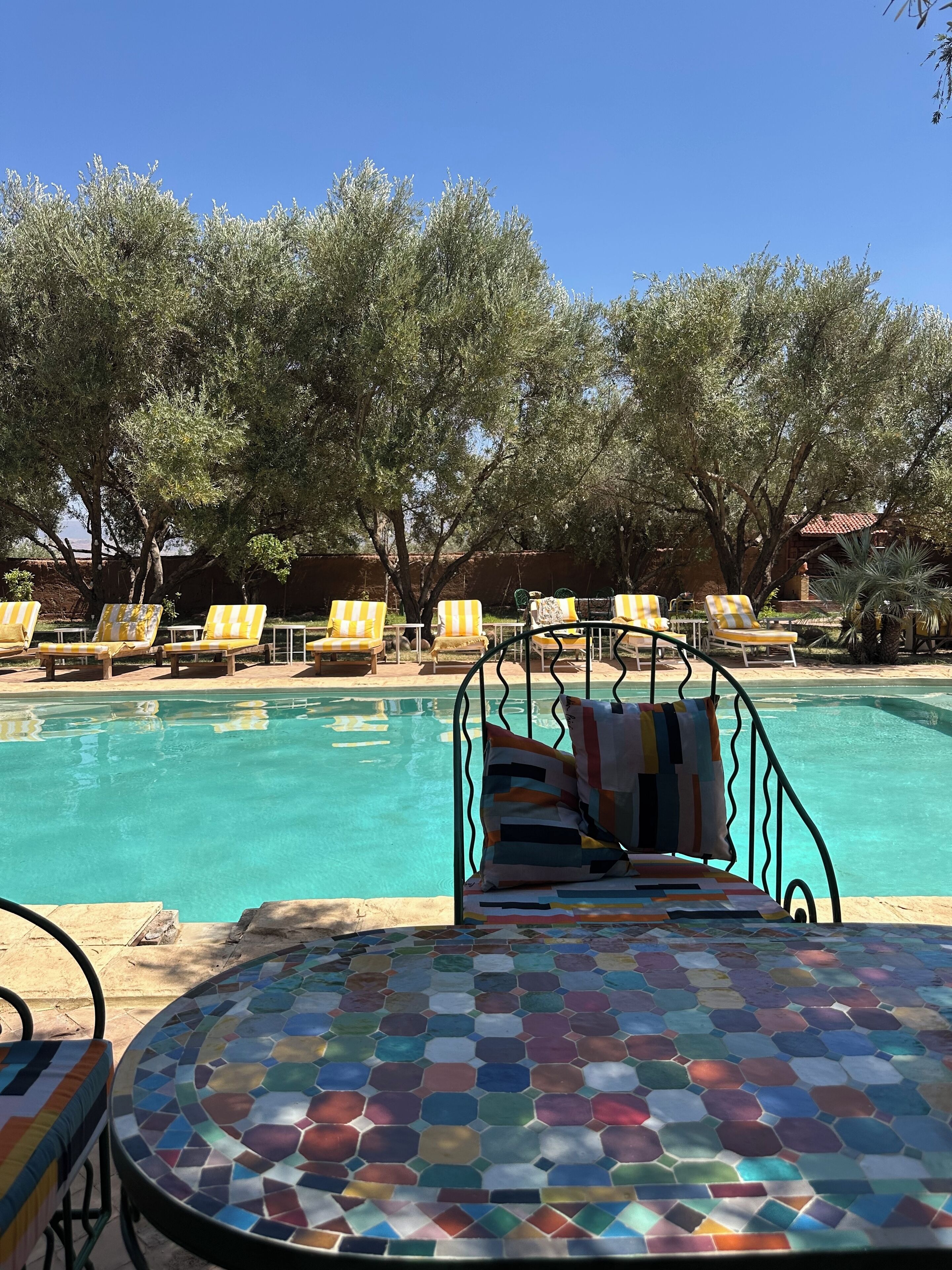 Alberca al aire libre 