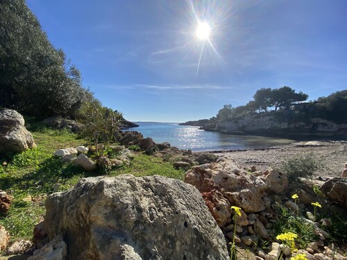 450m. from Es Caló Blanc! Menorquin Villa with Pool and Garden; Cap den Font.