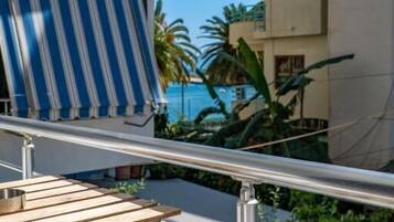 Double Room with Side Sea View | Balkoni