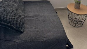 Two-Bedroom Apartment | บริเวณนั่งเล่น | ทีวี 44 นิ้ว พร้อมช่องดาวเทียม