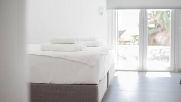 2 habitaciones, caja de seguridad en la habitación y cortinas blackout