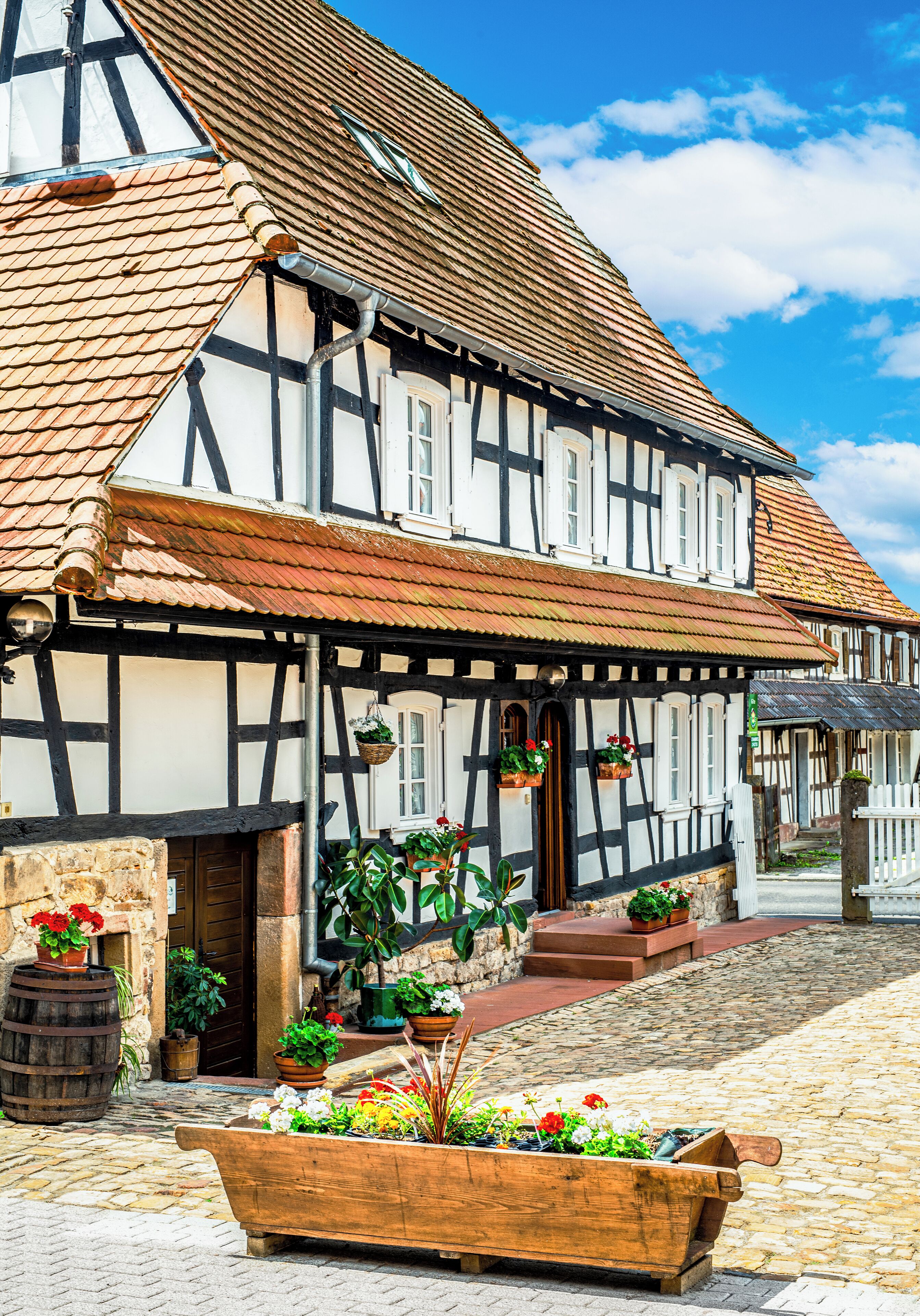 Uitzicht op de binnenplaats