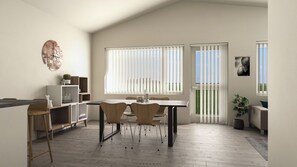 Apartment, 3 Bedrooms, Accessible, Terrace | Dining room - Charming Vogar Apartment With Private Entrance (Vogar)