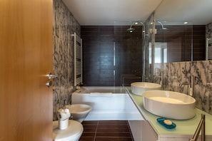 Shower, hair dryer
